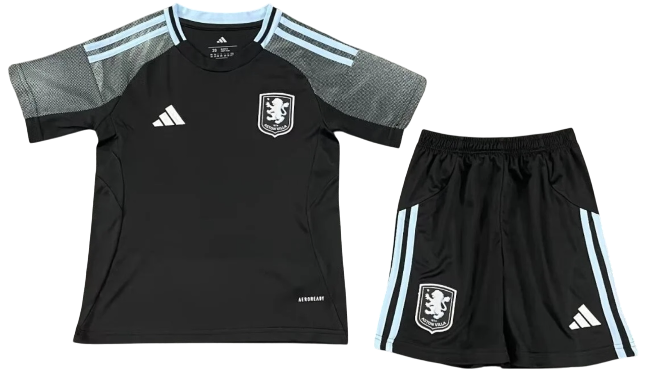 Kit infantil II Aston Villa 2025 2026 Adidas oficial 